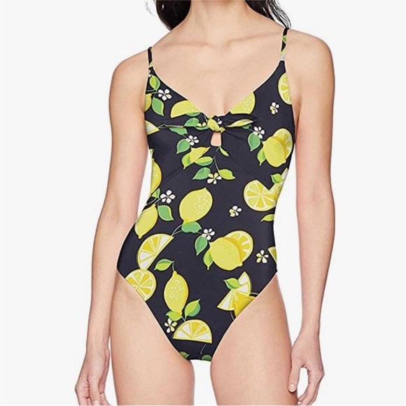 Trina Turk Other - Tina Turk Lemon Print One Piece Swimsuit Size 6
